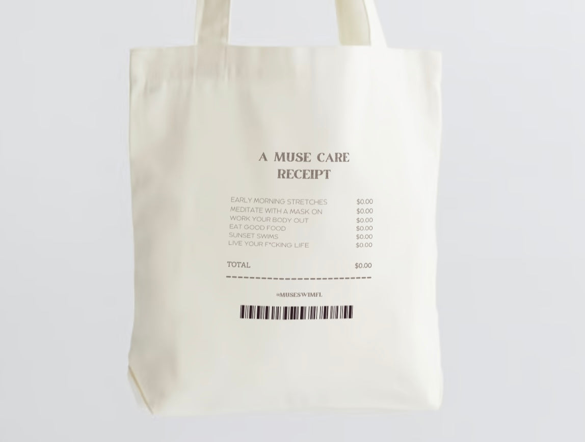 Muse Receipt Tote Bag